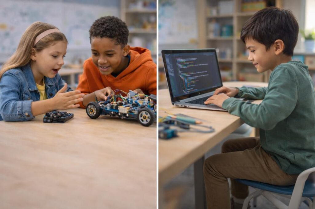 robotics vs coding